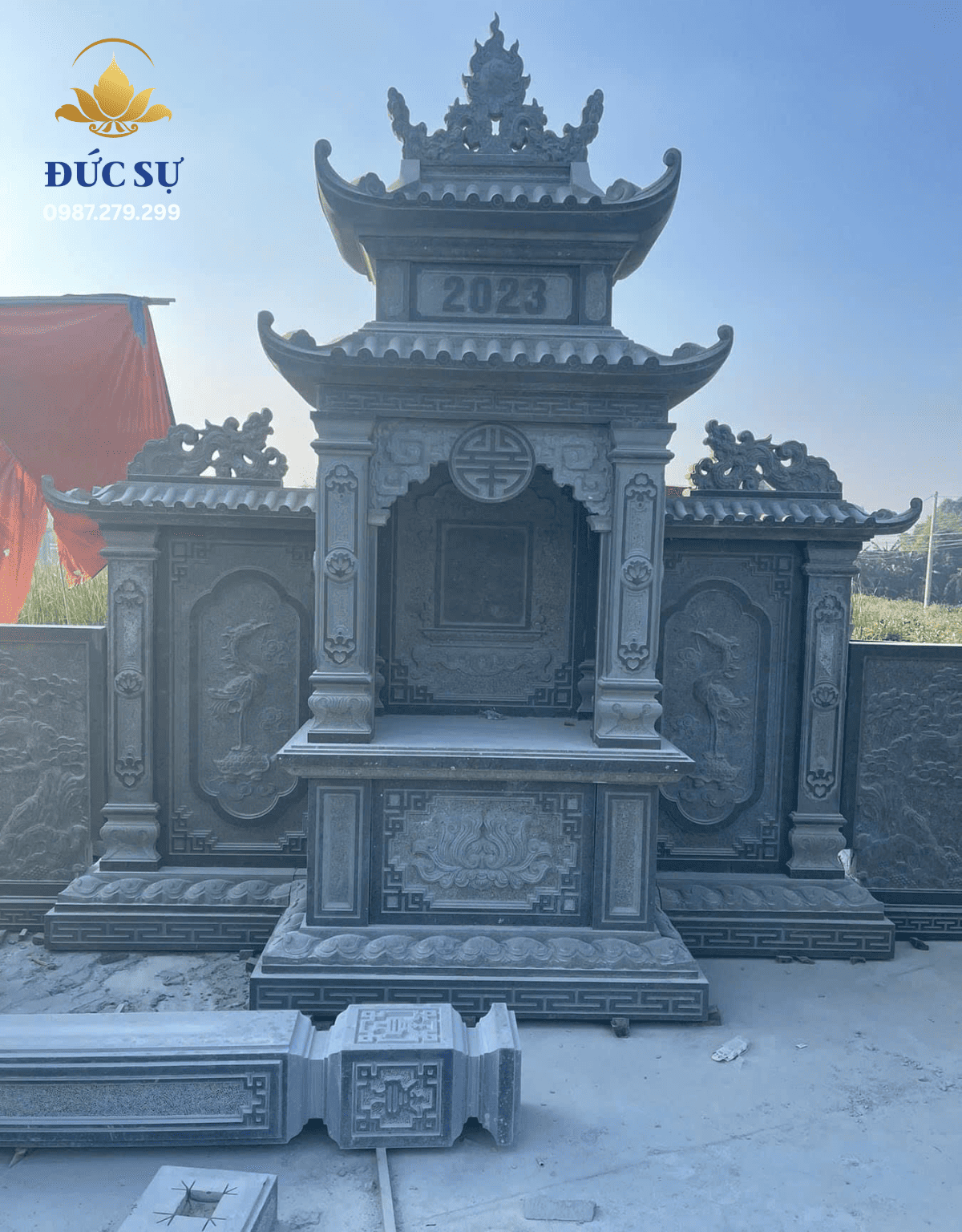 Lăng Thờ Đá Xanh DS017
